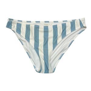 Lively Brand Nautical Stripe Blue and White Bikini Bottoms‎ Size Large